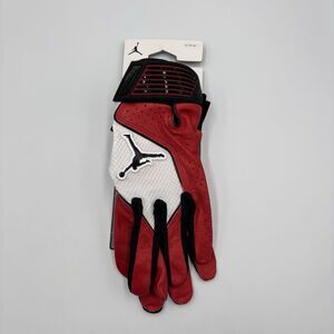 Mens Size XL Nike Jordan Fly Elite Baseball Batting Gloves Red Black FV5474-617